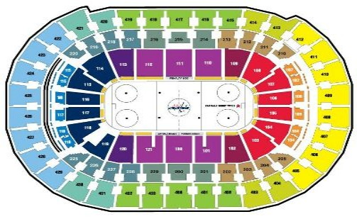 Verizon Center Seating Chart Hockey